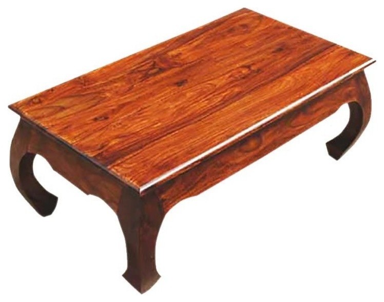 Santa Fe Rustic Solid Wood Rectangular Opium Coffee Table   Asian   Coffee Tables   by Sierra Living Concepts Inc  Houzz