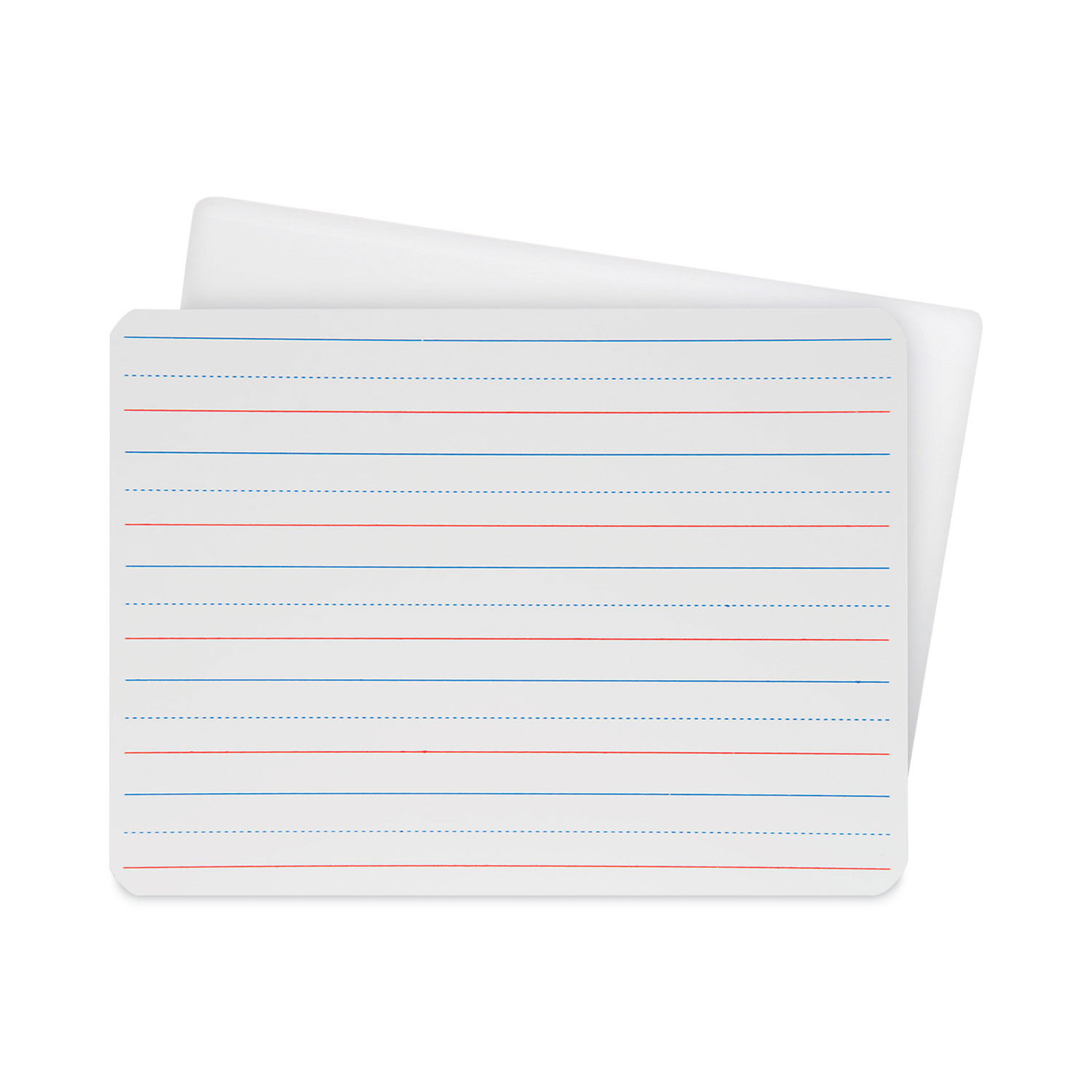 Two-Sided Red and Blue Ruled Dry Erase Board by Flipside FLP10134