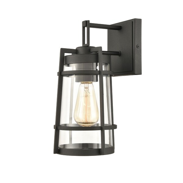 Crofton 12'' High 1-Light Outdoor Sconce - Charcoal Shopping - The Best Deals on Outdoor Wall Lanterns | 39684561