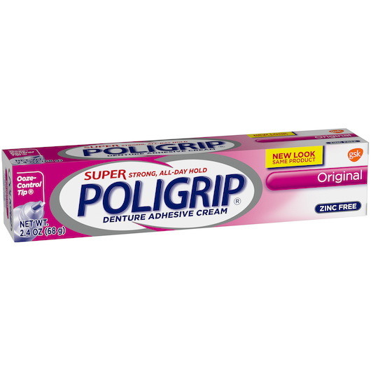 Poligrip Original Super  2.4 Ounces  4 per case