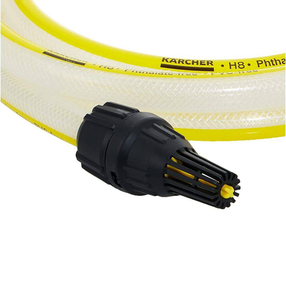 Karcher SH 3 Water Suction Hose with Filter 34 in. Proprietary Connection 9.8 ft. 2300 PSI for Electric Pressure Washer Hose 2.643-101.0