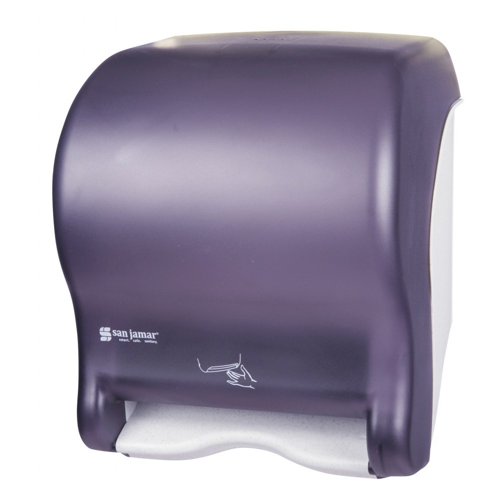 San Jamar T8490TBK Oceans Smart Essence Electronic Paper Towel Dispenser， Black Pearl