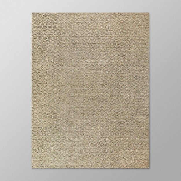 7 x27 10 quot x10 x27 Geometric Outdoor Rug Tan