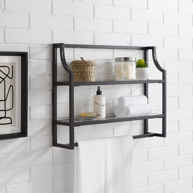 Aimee Wall Shelf Oil Rubbed Bronze Crosley