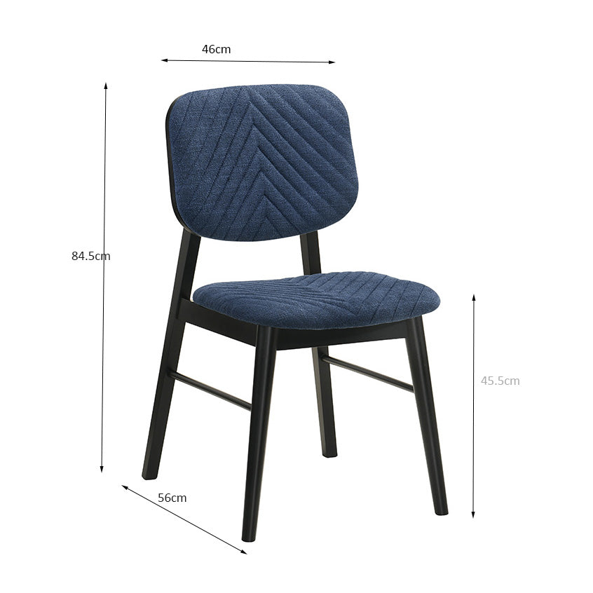 FLEX Dining Chair - Black & Blue