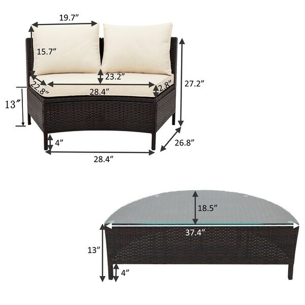 Patio Sofa Set 8