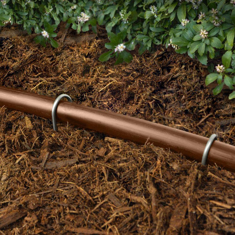 Vigoro 6 in. X 1 in. Galvanized Drip Irrigation Stakes (100-pack) SOD1091RR-100