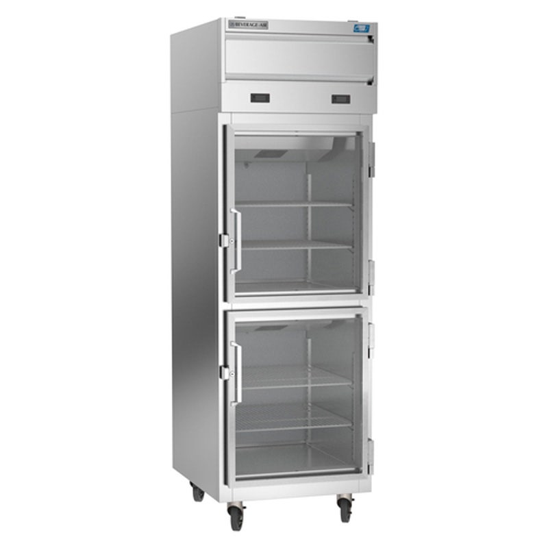 Beverage-Air CT12-12HC-1HG Convertible Reach-In Refrigerator/Freezer， Glass Doors