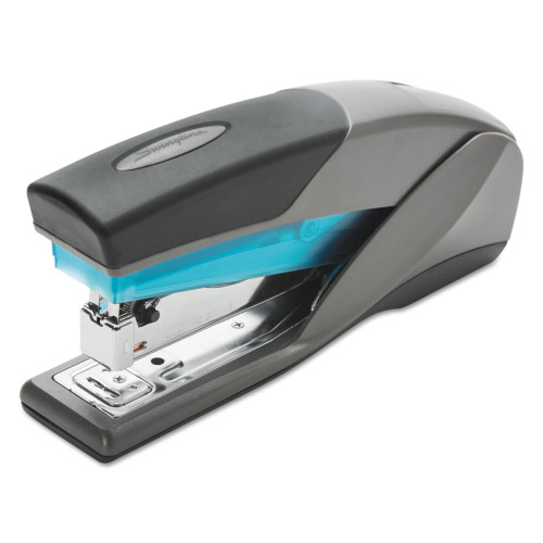 Swingline Optima 25 Reduced Effort Stapler， 25-Sheet Capacity， Slate Gray/Blue (66404)