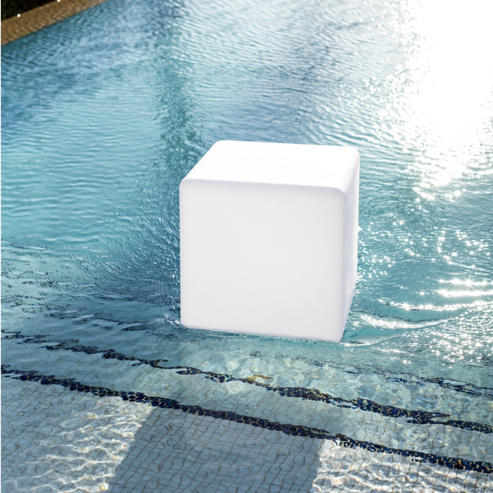 Portable LED Lamp  Cube   Contemporary   Outdoor Floor Lamps   by Space Lighting  Houzz