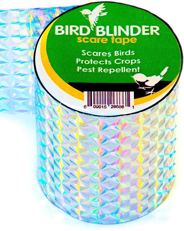 Bird Blinder The Original Bird Repellent Scare Tape 147ft X 2in Silver