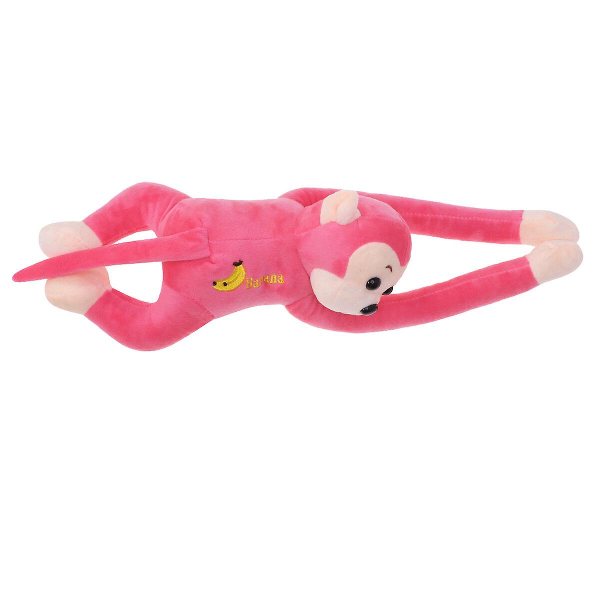 Lovely Long Arm Monkey Doll Plush Monkey Toy Long Arm Monkey Plush Toy Monkey Toy For Kids Children (pink)