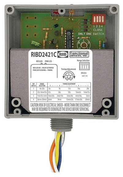 Rib Relays RIBD2421C Spdt Enclosed Pilot Relay 10 ...