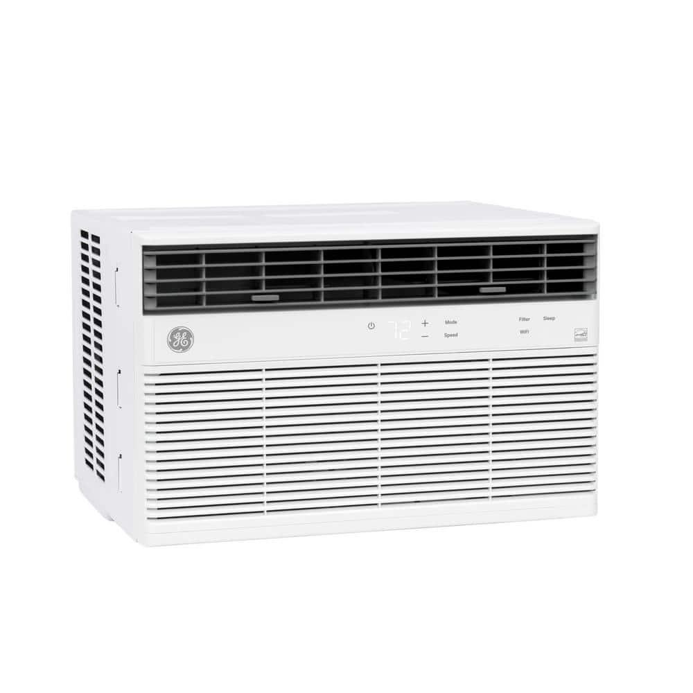 GE 1830017800 BTU 230208Volt Window Air Conditioner for 1000 sq ft Rooms with WiFi and Remote in White ENERGY STAR