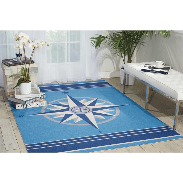 Blue Indoor outdoor Area Rug By Nourison