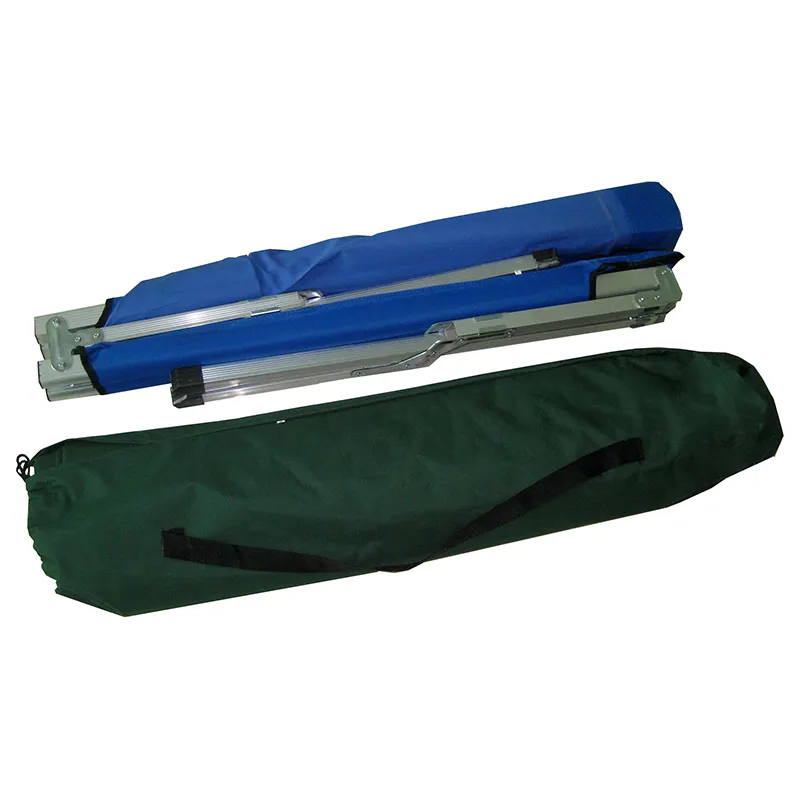 Wholesale Metal Aluminium Adults Single 600D Fabric Portable Camping Folding Outdoor Bed