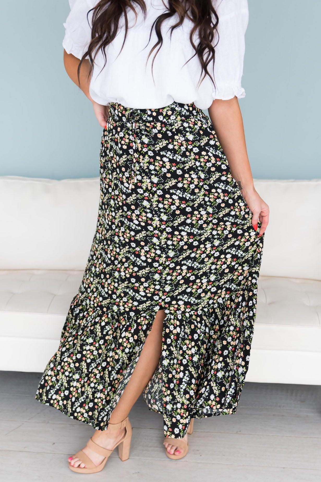 Summer Nights Modest Maxi Skirt