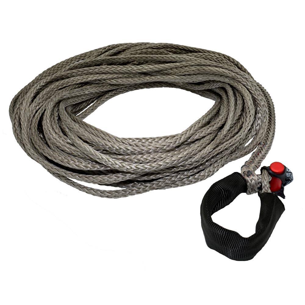 LockJaw 516 in. x 100 ft. Synthetic Winch Line Extension with Integrated Shackle 21-0313100