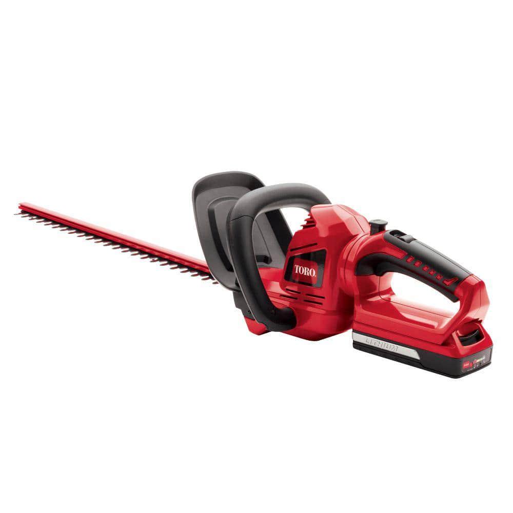 Toro 22 in 20V Max LithiumIon Cordless Hedge Trimmer