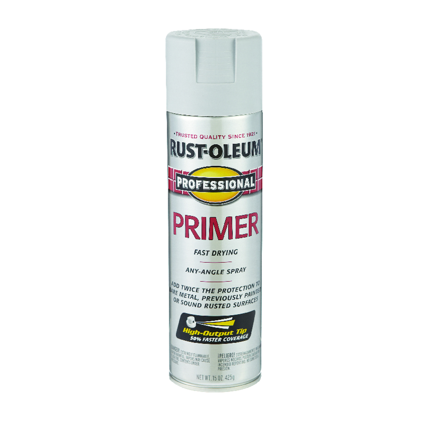 Rust-Oleum Professional Flat Gray Primer Spray 15 oz