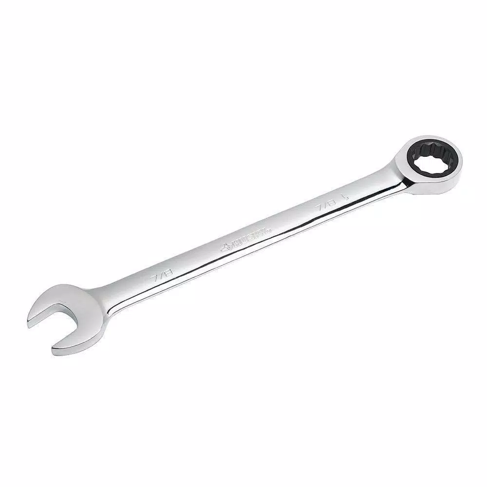 Husky 7/8 in. 12-Point SAE Ratcheting Combination Wrench and#8211; XDC Depot