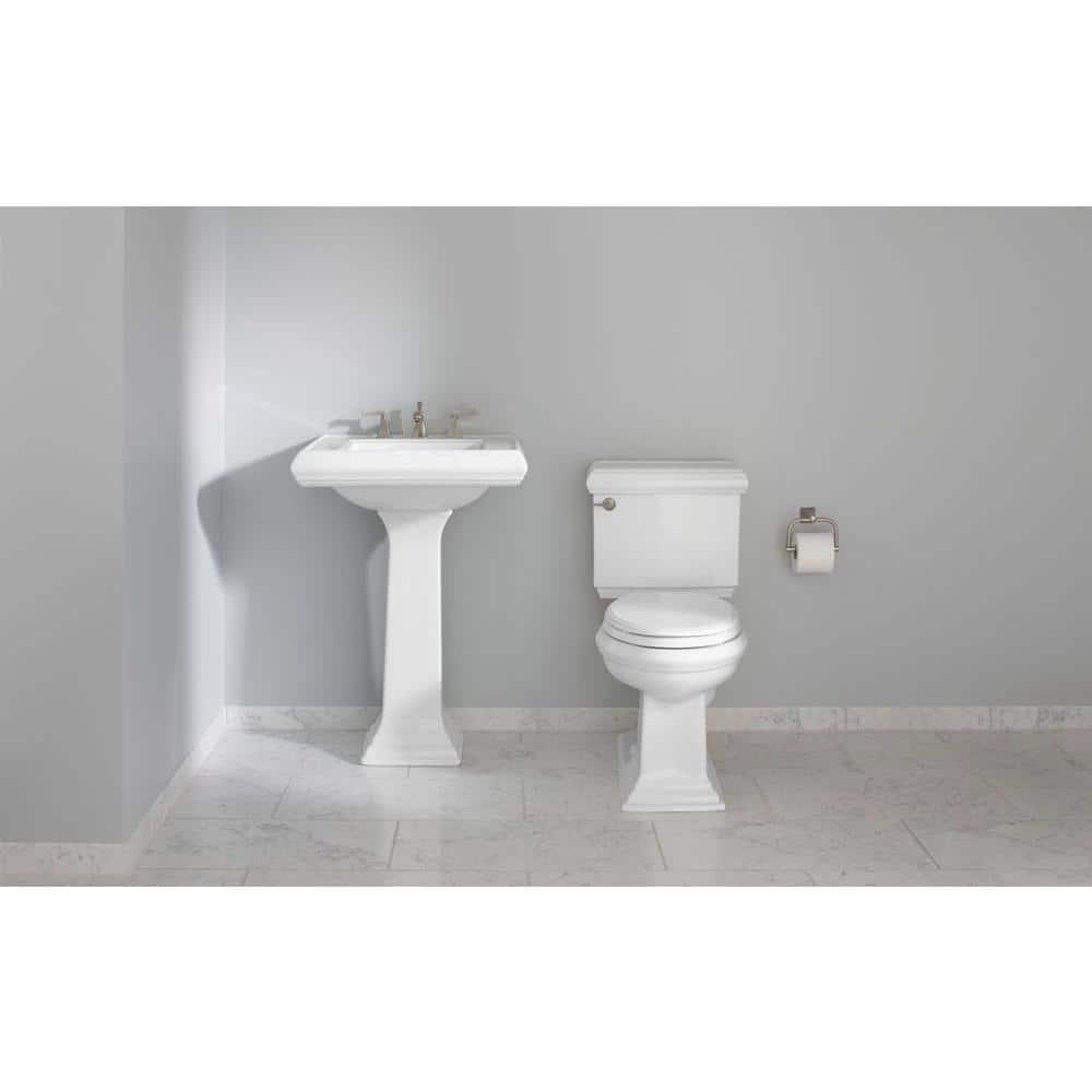 KOHLER Memoirs Classic 2Piece 128 GPF Single Flush Elongated Toilet with AquaPiston Flush Technology in White