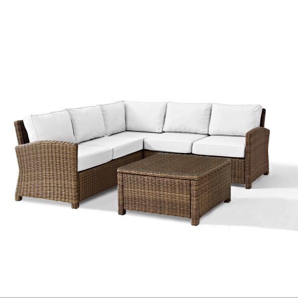 Bradenton 4Pc Outdoor Sectional Set - Sunbrella