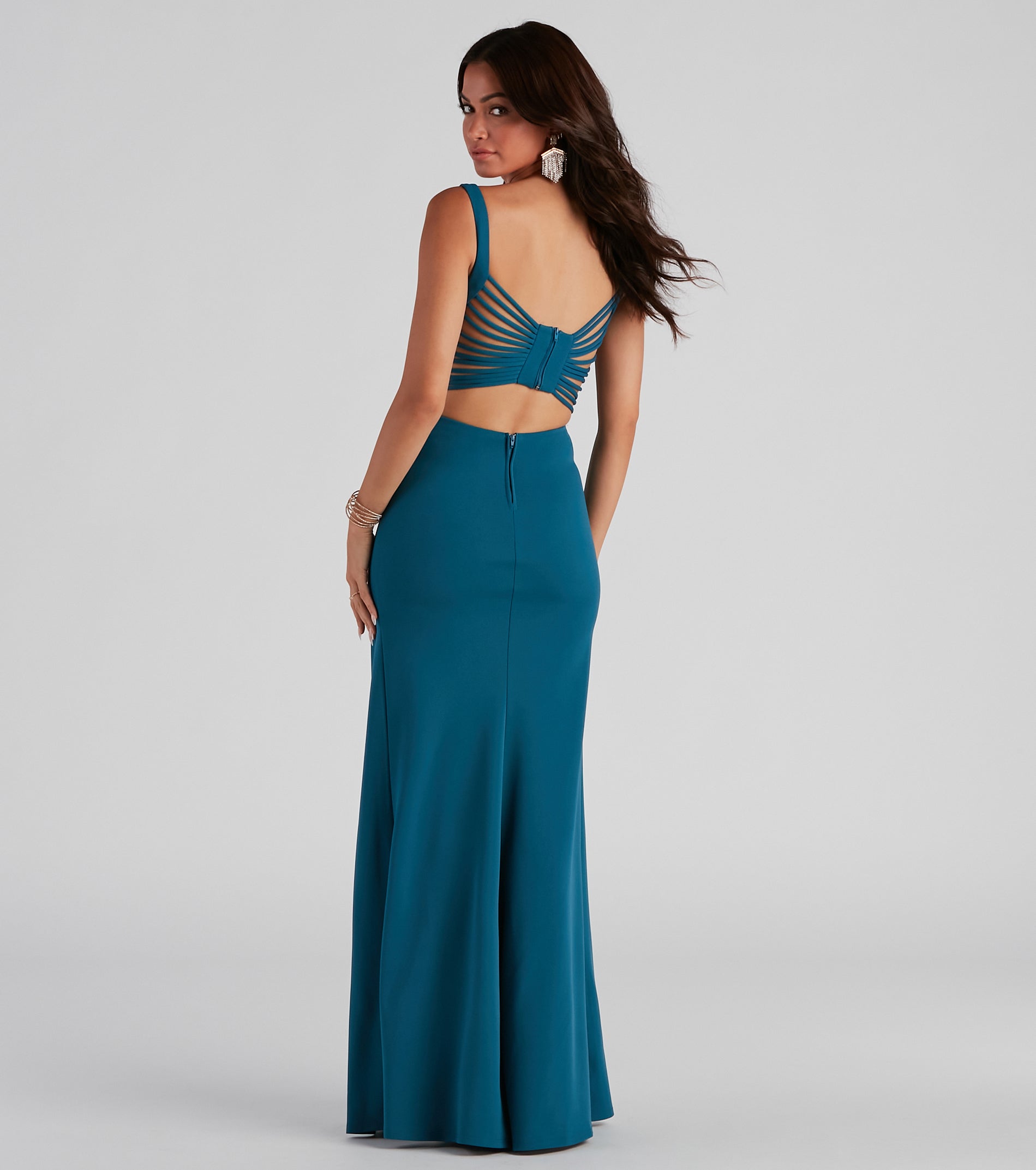 Clarissa Cutout Detail Mermaid Dress