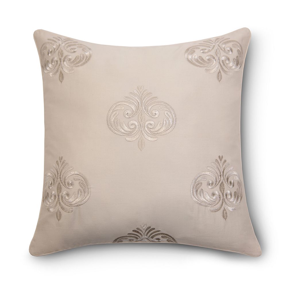 Pointehaven Riviera Embroidered Throw Pillow