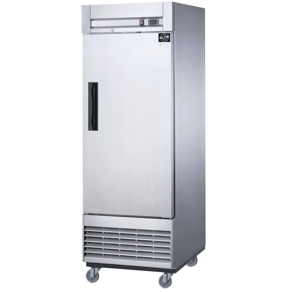 Elite Kitchen Supply 17.7 cu. ft. Commercial Upright Reach-in Refrigerator in Stainless Steel EKS-E30R