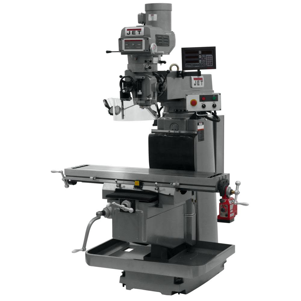 JET JTM-1254VS DP700 DRO X PFD Vertical Milling Machine 698067 from JET