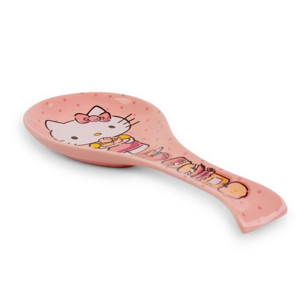 Silver Buffalo Sanrio Hello Kitty Stacked Snacks Ceramic Spoon Rest