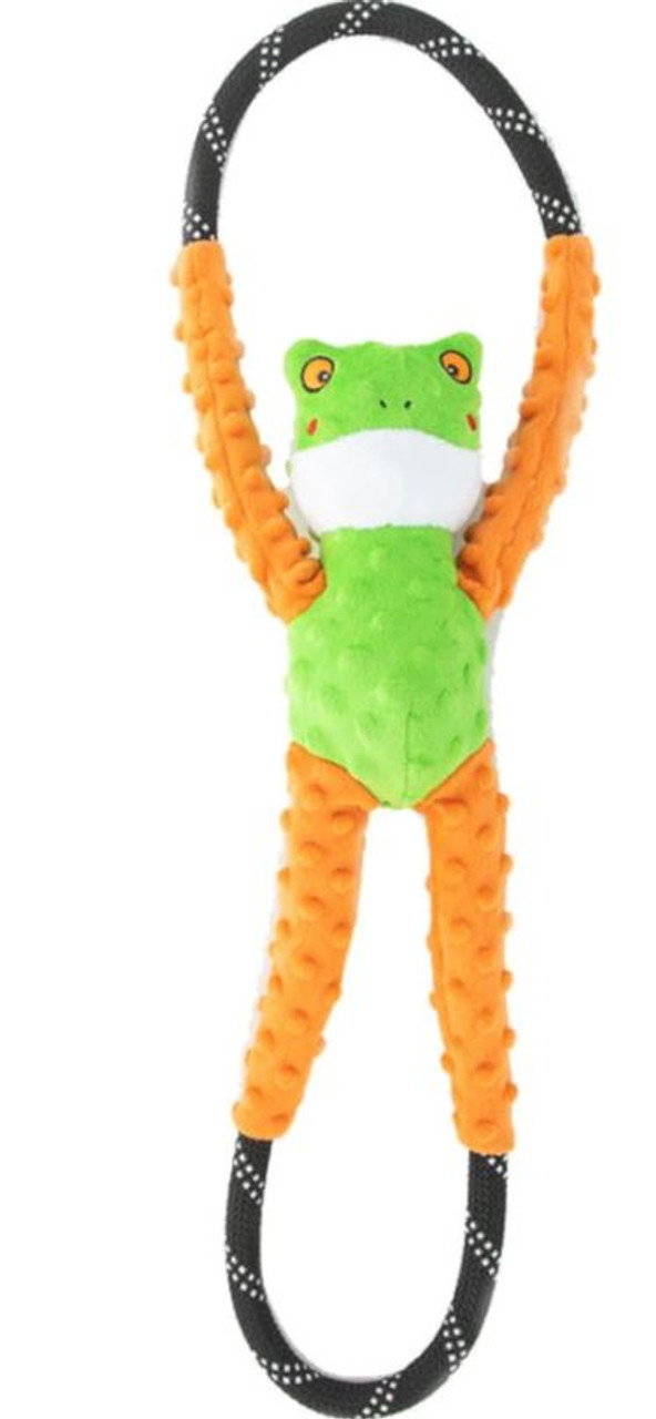 Zippy Paws Tree Frog RopeTugz Dog Toy