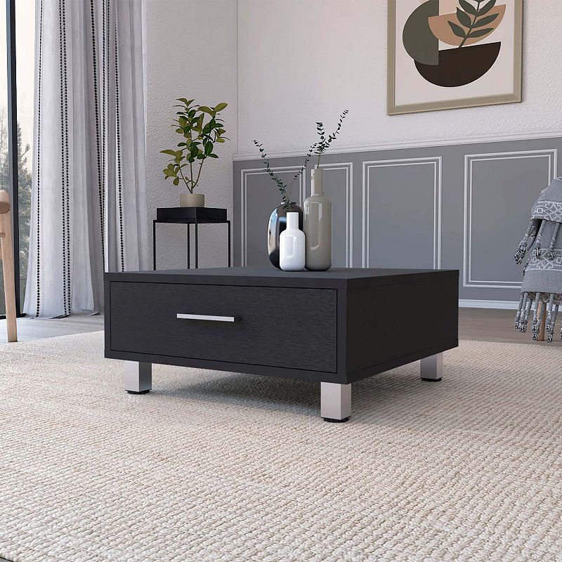 Myers Coffee Table， Four Legs， One Drawer