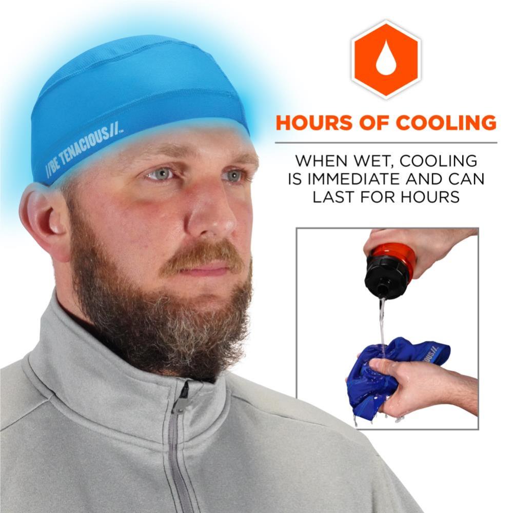 Ergodyne Chill Its 6632 Cooling Skull Cap Blue