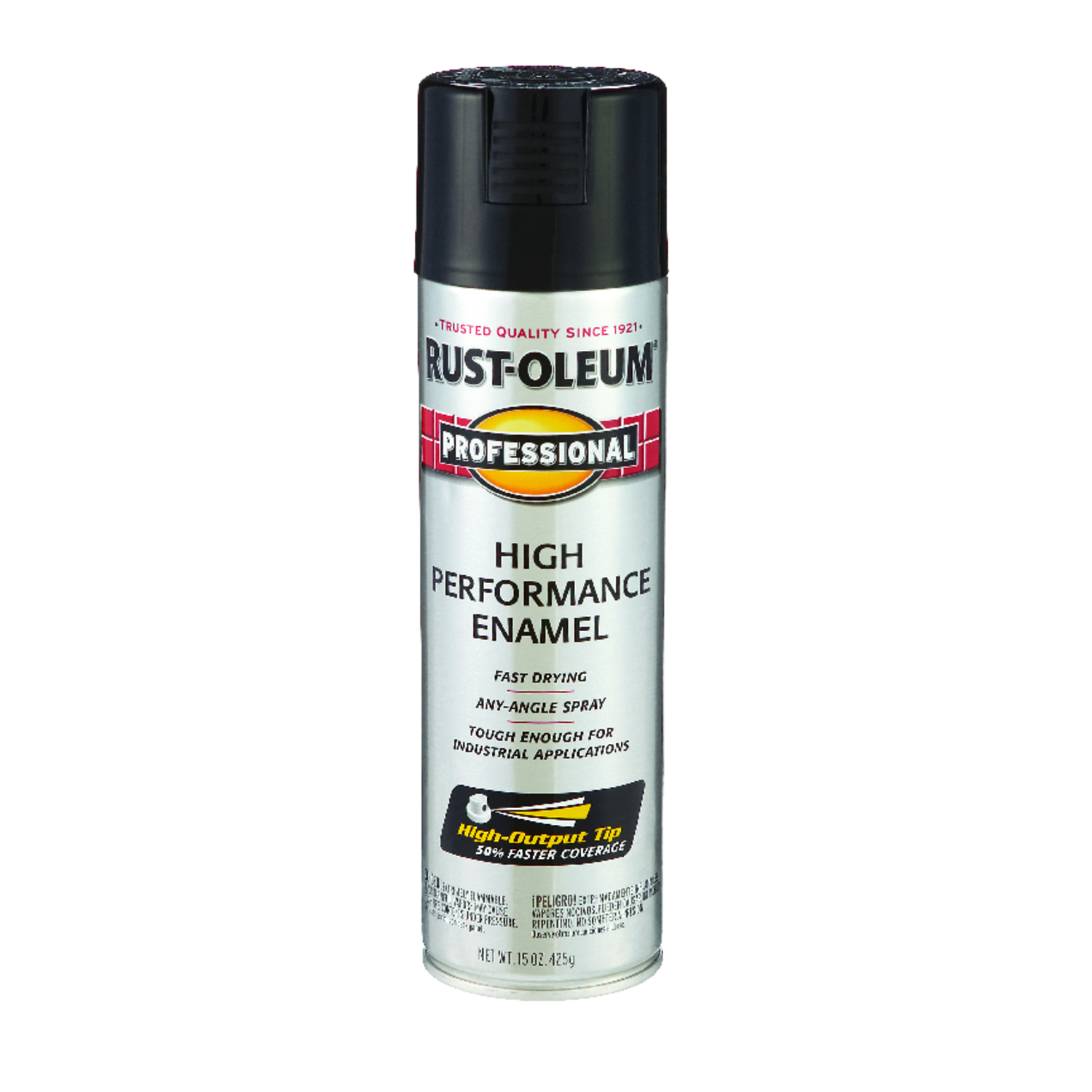 Rust-Oleum Professional Gloss Black Spray Paint 15 oz