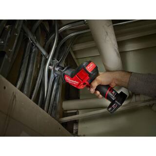 MW M12 FUEL SURGE 12v Lithium-Ion Brushless Cordless 14 in. Impact Driver  HACKZALL W (2) 3.0 Ah Batteries 2551-20-2520-20-48-11-2412