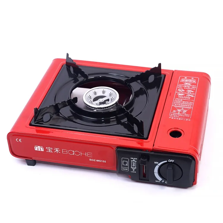 CE Outdoor Cooker Gas Stoves Single Burner Picnic Butane Gas Portable Kitchen Cassette Gas Stove