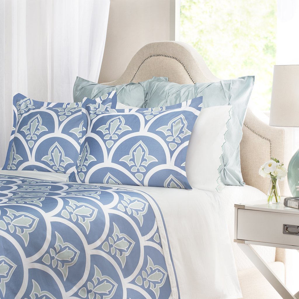 Blue Clementina Euro Sham