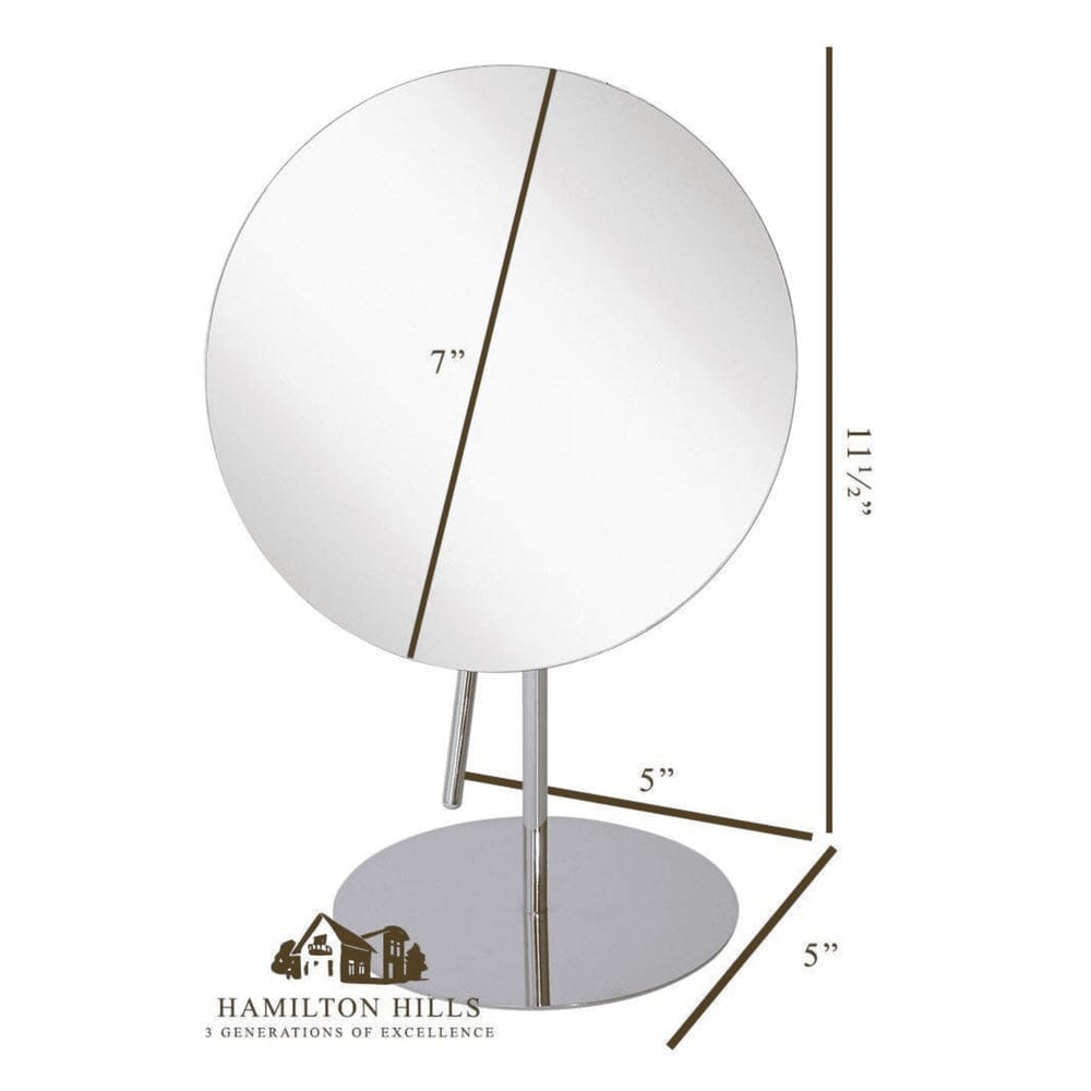 3x Magnified Round Makeup Mirror