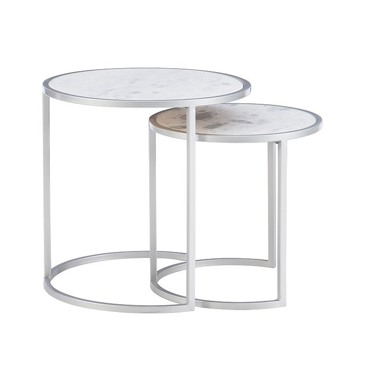 Linon Fraya Nesting End Table 2-piece Set