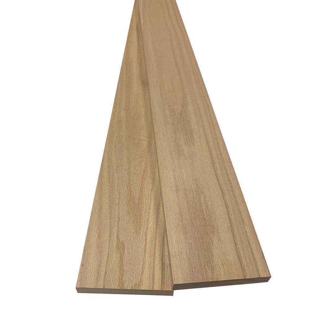 Swaner Hardwood 1 in. x 8 in. x 8 ft. Red Oak S4S Board (2-Pack) OL04070896OR