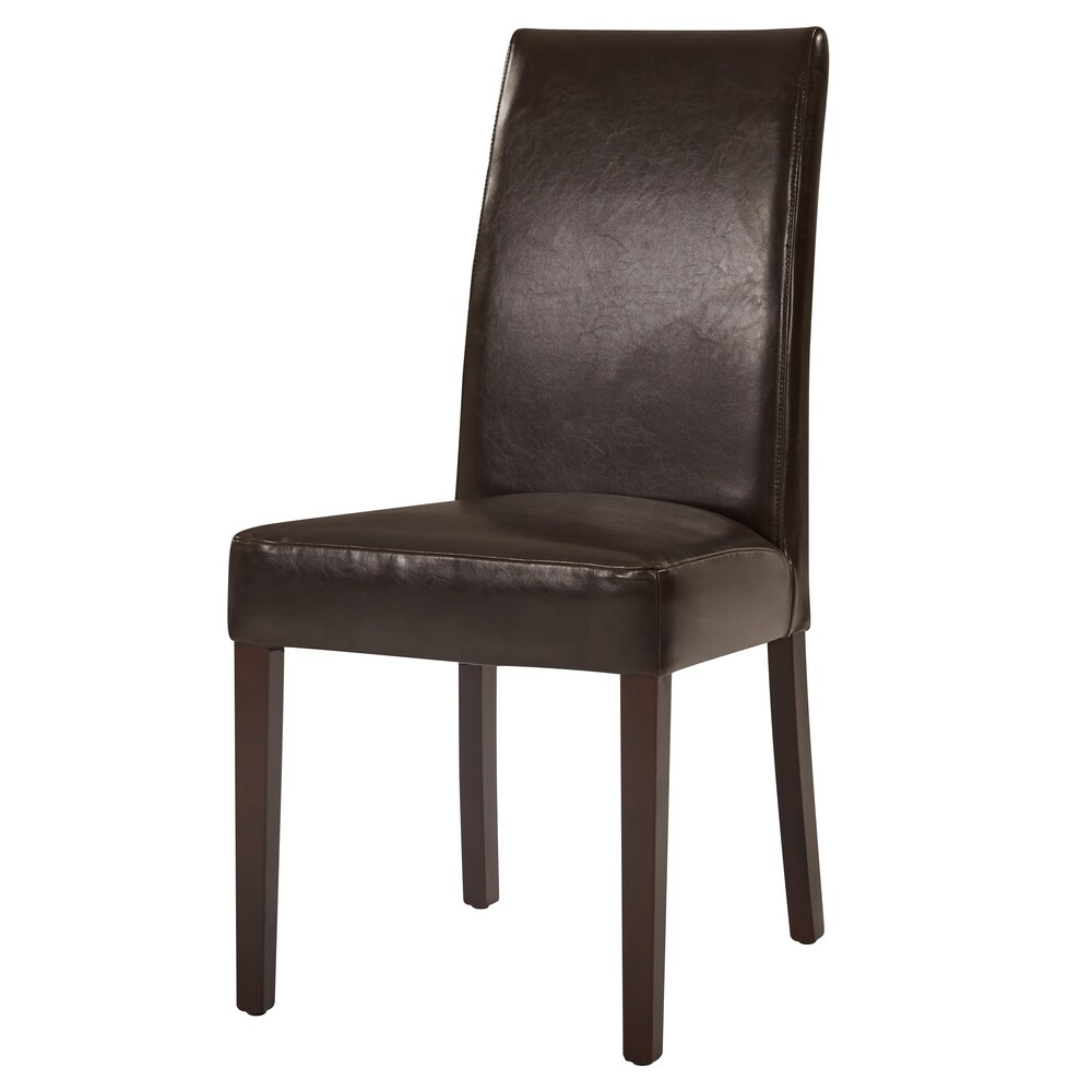 Hartford Bicast Leather Dining Chair Set of 2