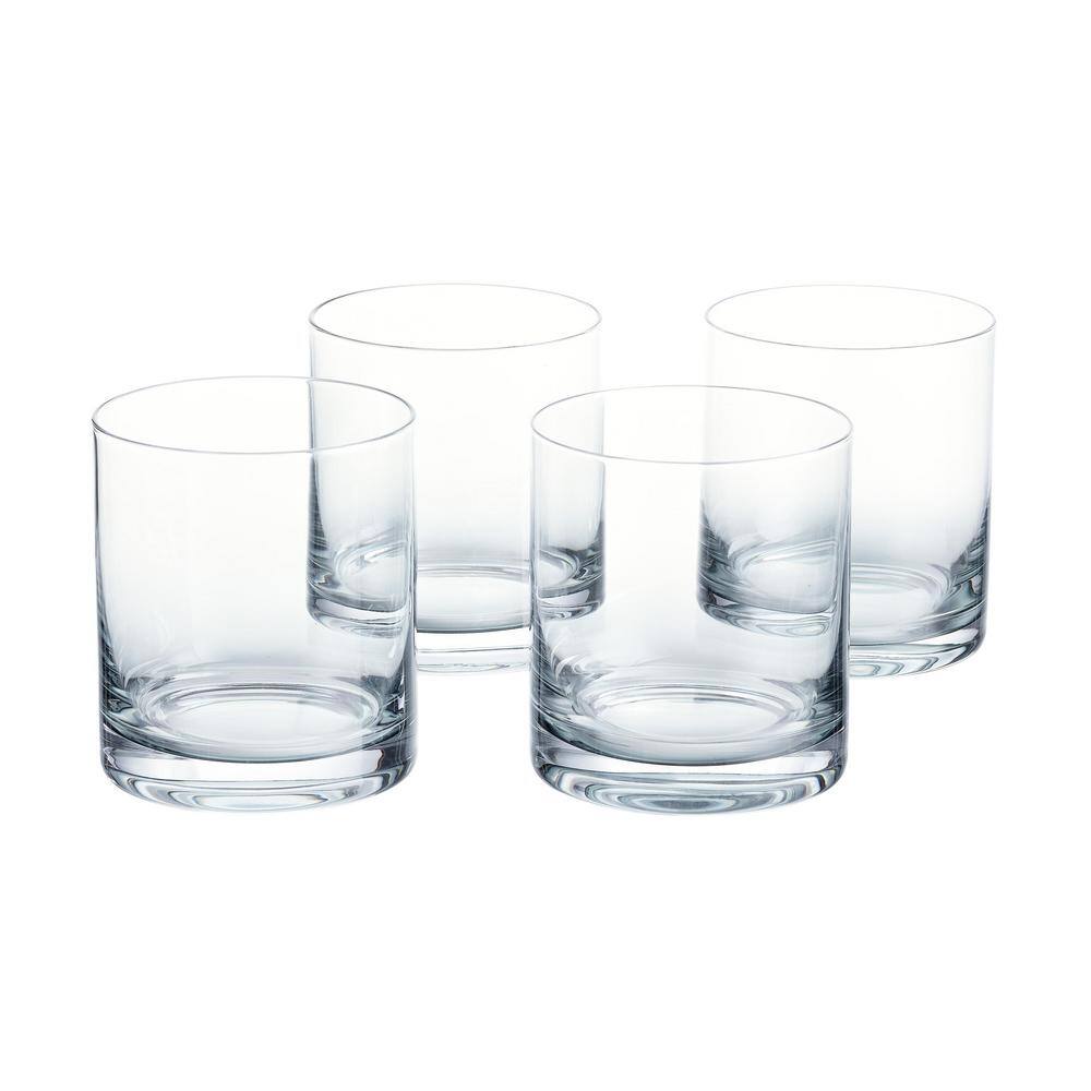 Home Decorators Collection Skylar 12.4 oz. Charcoal Gray Ombre Double Old-Fashioned Glasses (Set of 4) DHA09660Charcoal