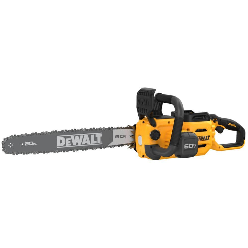 DEWALT 60V MAX 20in. Brushless Battery Powered Chainsaw Kit with (1) FLEXVOLT 4Ah Battery & Charger DCCS677Y1