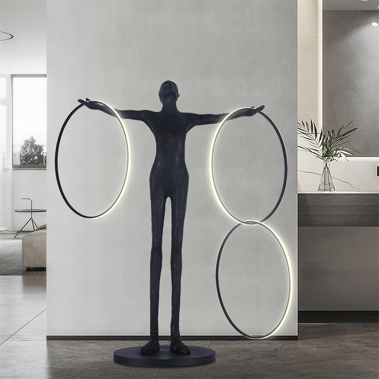 Trinity Life Sculpture Floor Lamp