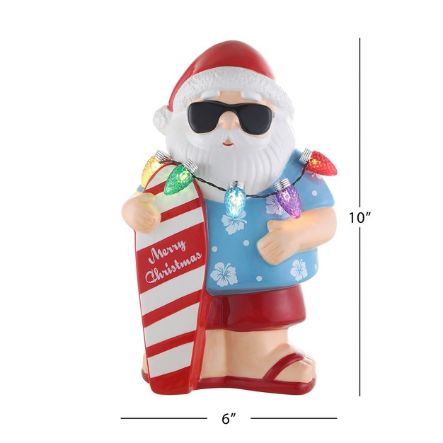 Ceramic Beach Santa