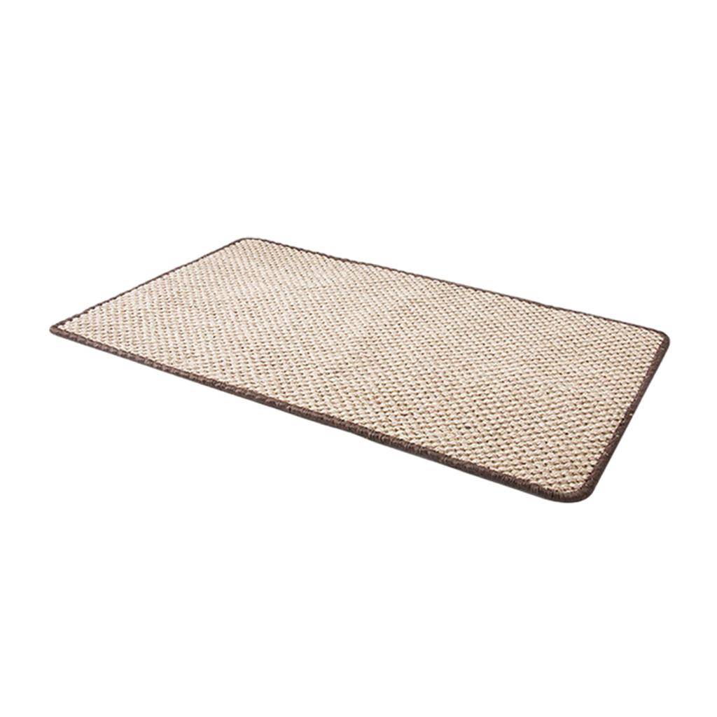 Cat Scratchers for Indoor Cats， Natural sisal， Scratching Pad/Mat/Carpet/Rug XL