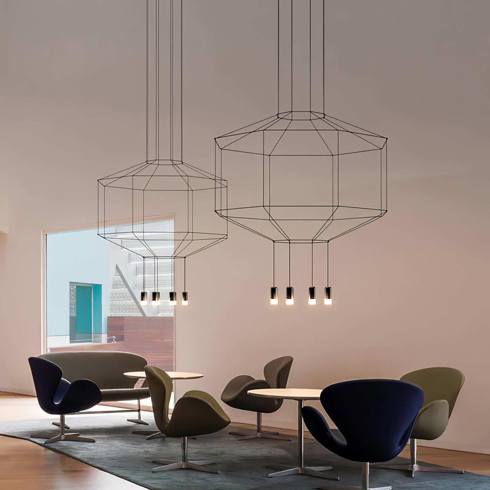 Geometric Lines Pendant Lamp