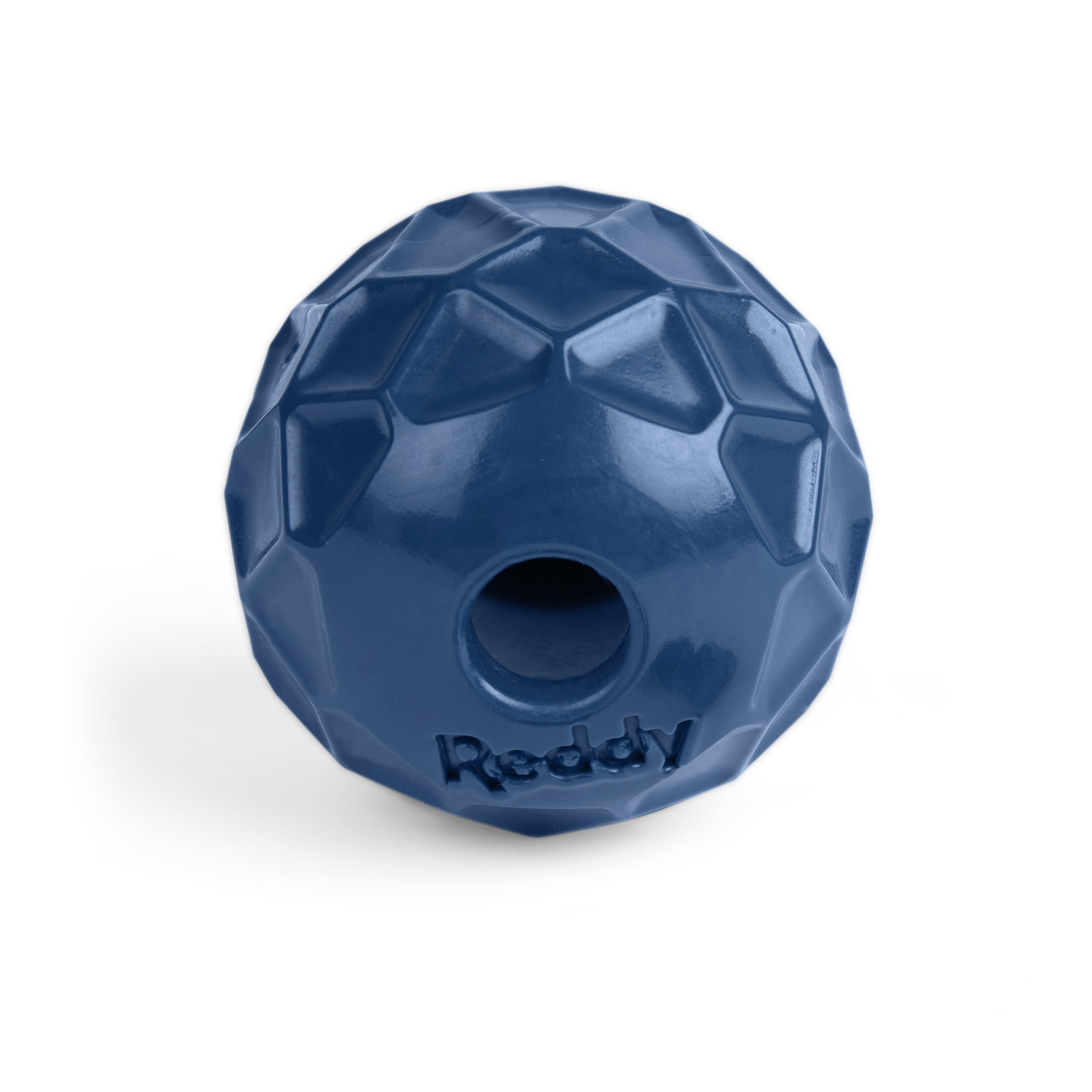 REDDY Blue Geo Ball Dog Toy， Small